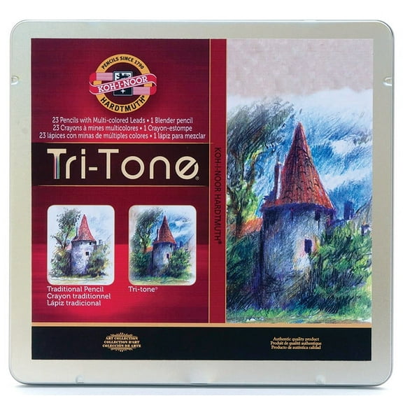 Koh-I-Noor Tritone Artist Color 24 piece Pencil Set