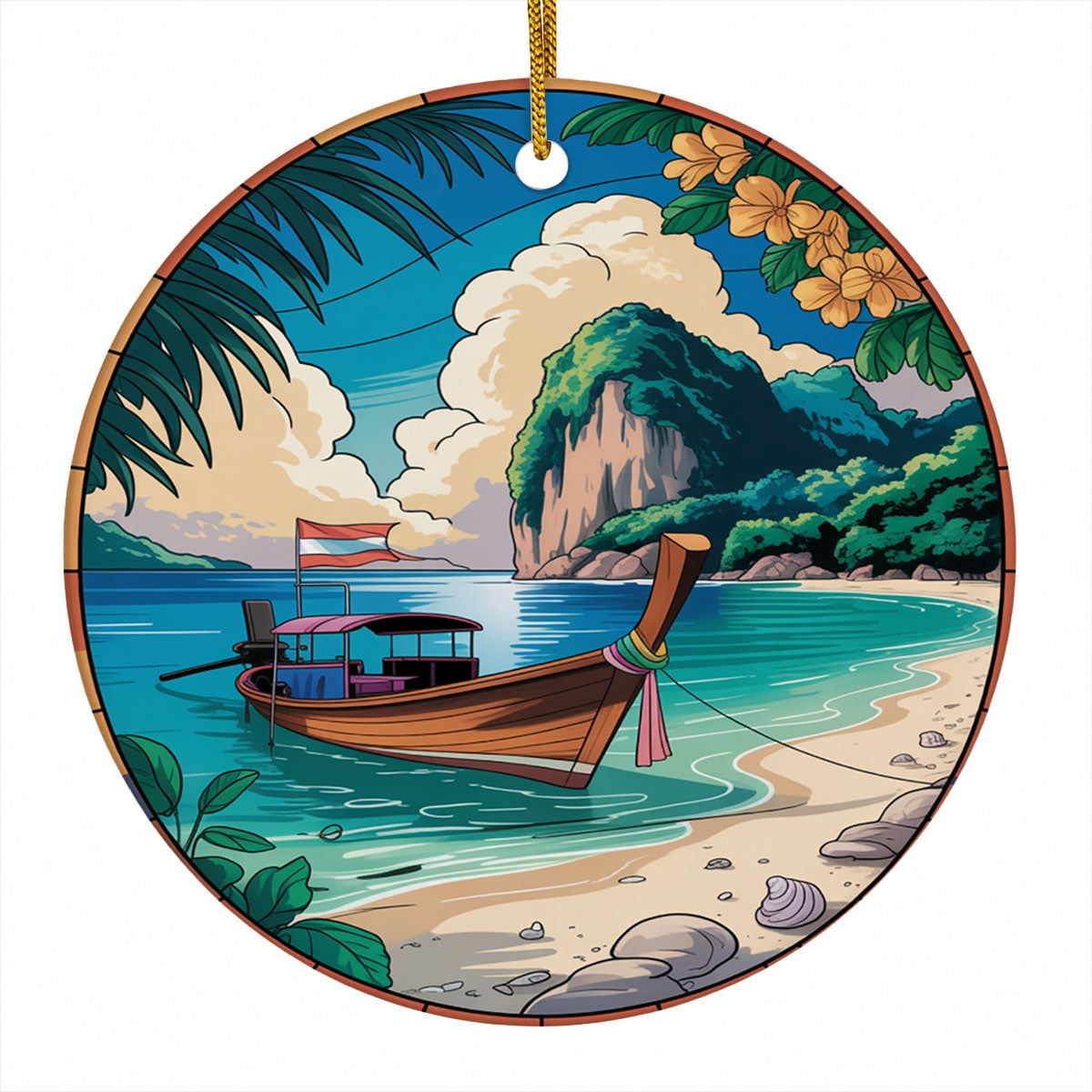 Kohlape Koh Lipe Travel Memory Ornament, Thailand Christmas Vacation Keepsake ...