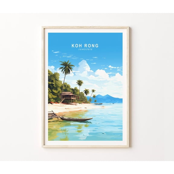 Koh Rong Cambodia Scenic Travel Home Decor