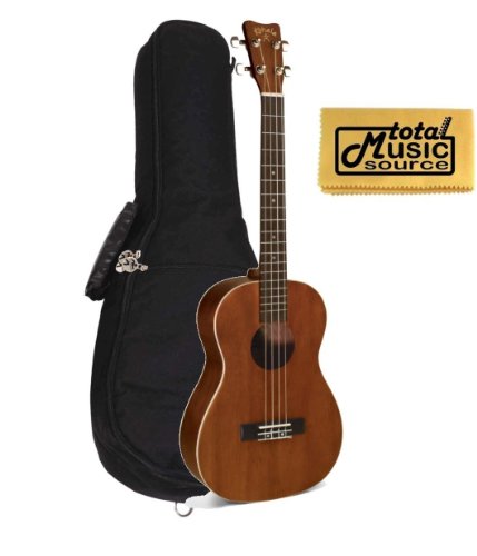 Kohala AKAMAI Concert Acoustic Electric Ukulele,Gigbag,TMS Cloth,AK-CAE