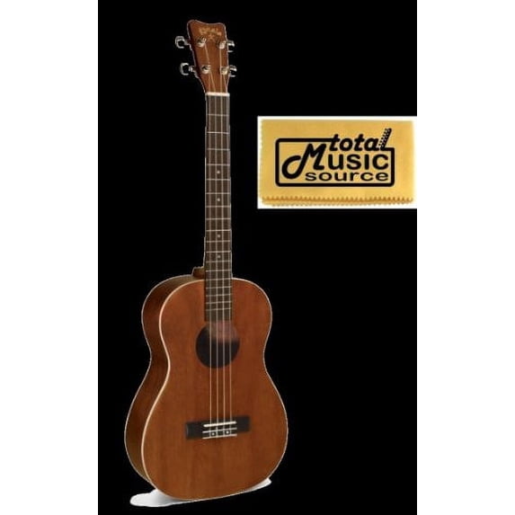 Kohala AKAMAI Concert Acoustic Electric Ukulele, TMS Polishing Cloth,AK-CAE