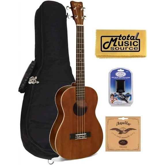 Kohala AKAMAI Concert Ukulele,Gig Bag,Tuner,Strings,TMS Polishing Cloth , AK-C