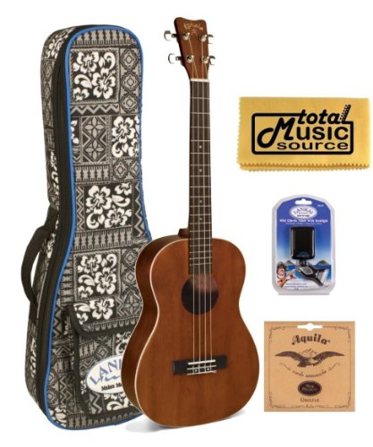 Kohala AKAMAI Concert Ukulele,Gig Bag,Tuner,Strings,TMS Polishing Cloth , AK-C
