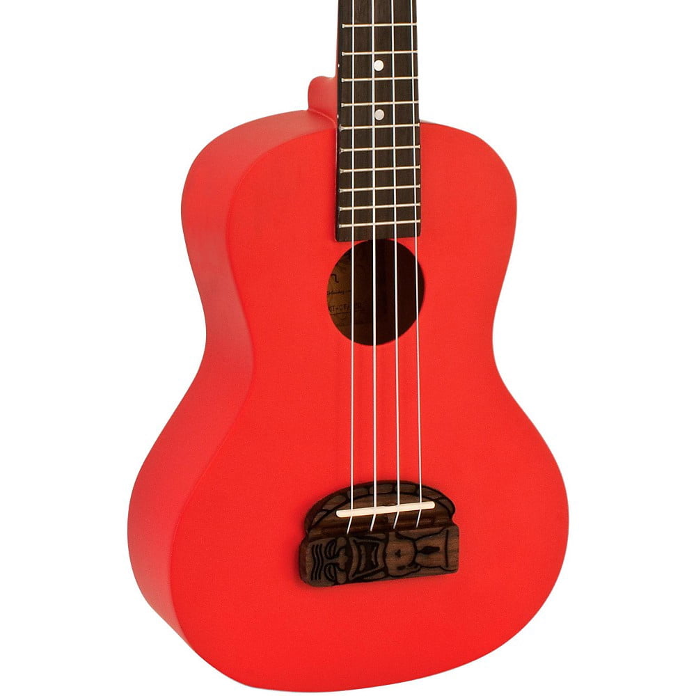 Kohala KT-CRD Concert Tiki Ukulele, Really Red