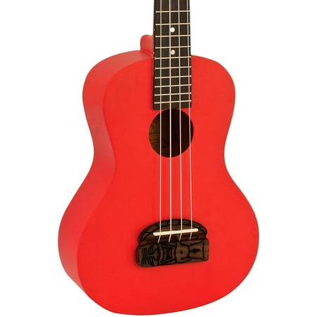 Kohala KT-CRD Concert Tiki Ukulele, Really Red