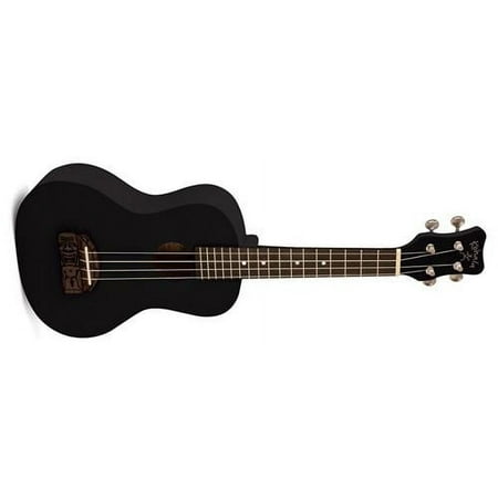 Kohala Tiki Concert Ukulele Black