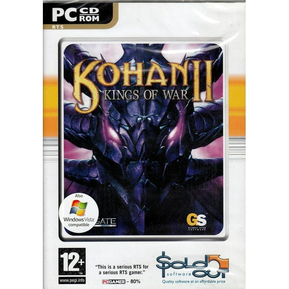 Kohan II Kings of War PC CDRom Game - Recruit your army from six distinct warring races and five rival political factions