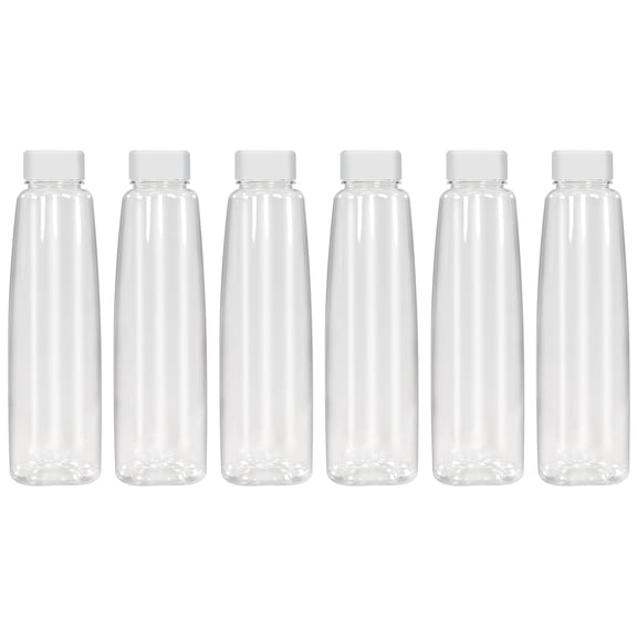 Kohinoor BPA-Free Plastic Water Bottle Set |Lightweight, Leak-Proof & Freezer Safe  Pack of 6 (1000ml Each), Transparent