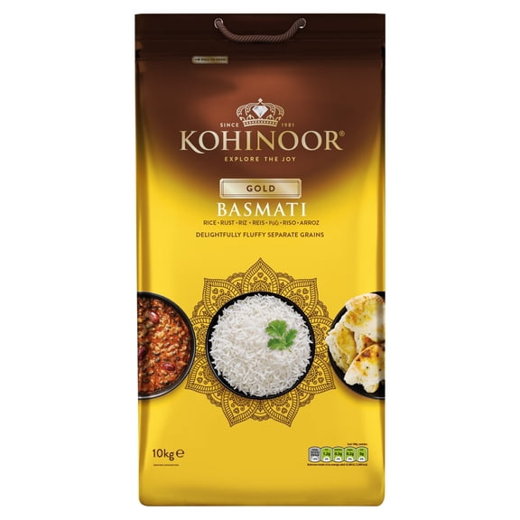 Kohinoor Extra Long Basmati Rice 10Kg, Imported from Britain