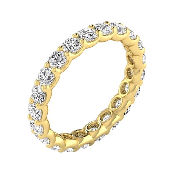 KohinoorGems 2.00 Classic Round Diamond Eternity Band in 14K Gold