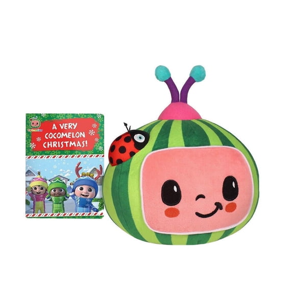 Cares CoComelon Plush & Book Bundle Adorable Watermelon Melon Gift New