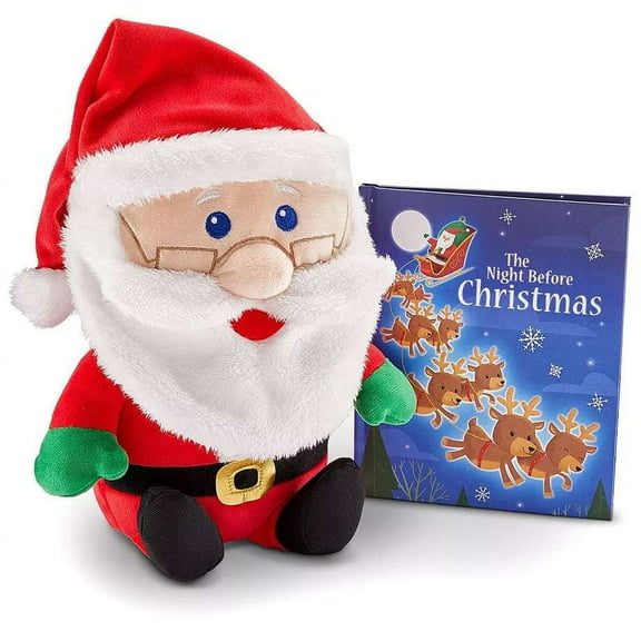 Kohls Cares The Night Before Christmas Santa Book and Plush Bundle