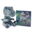 thumbnail image 1 of ’s Jurassic Park World Plush Raptor Bird & Book Set Dinosaur 10” Soft New, 1 of 1