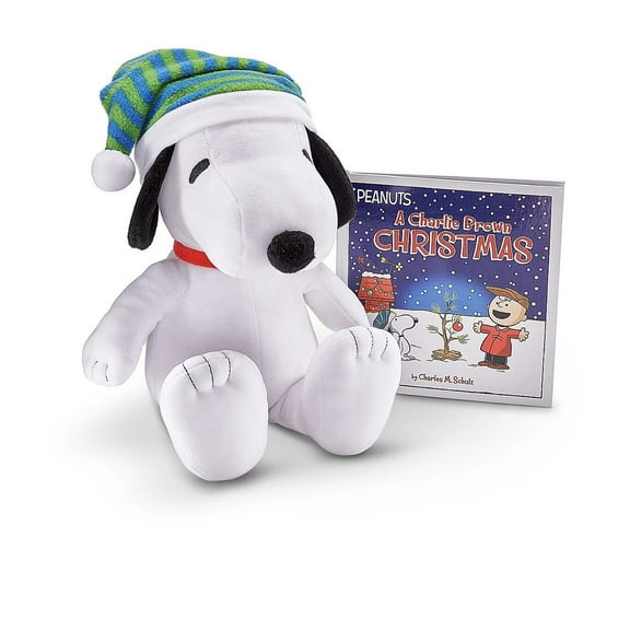 Kohl's Peanut Snoopy 12" Plush & a Charlie Brown Christmas Book Set New Rare