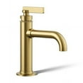thumbnail image 1 of Kohler  1.2 GPM Castia by Studio McGee Single-Handle Bathroom Sink Faucet - Vibrant Brushed Moderne Brass, 1 of 1