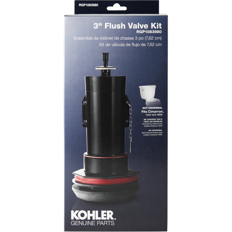 Kohler K-86972 Flush Valve Assembly Kit – Replacement Flush Valve For Kohler Toilet Tanks – Rebuild Or Repair Defective Valves