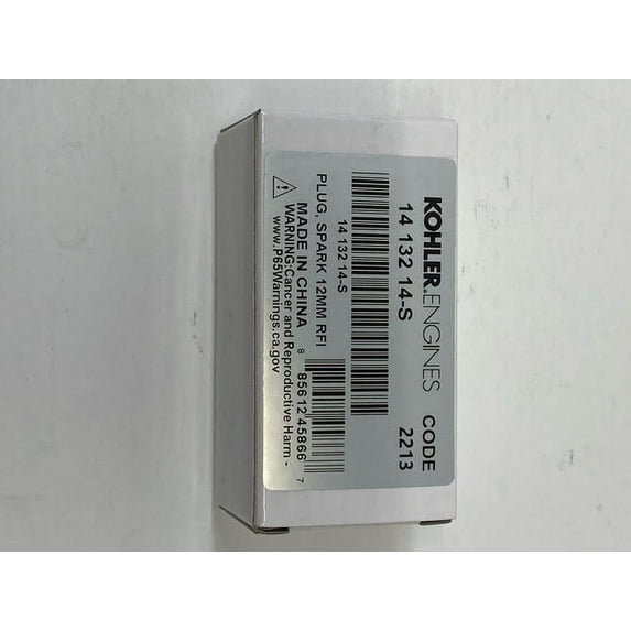 Kohler 12Mm Rfi Spark Plug, Multicolor
