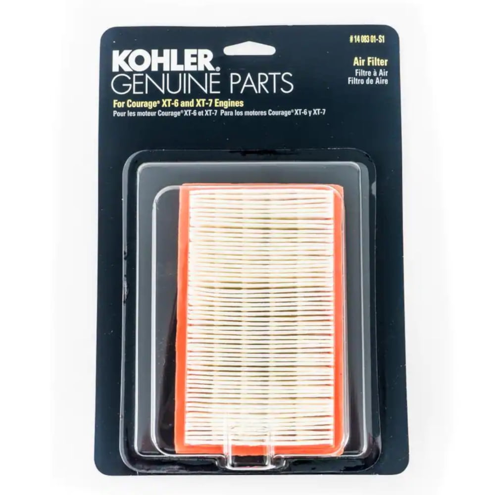 Kohler 14 083 01 S1 Engine Air Filter Kit For Courage XT Series Engines Walmart