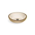 thumbnail image 1 of Kohler 28824-TG7 15 in. Round Vessel Bathroom Sink with No Overflow - Translucent Sandalwood, 1 of 1