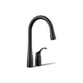 thumbnail image 1 of Kohler 647 Simplice Kitchen Sink Faucet w/ 16-1/8-in Pull-Down Swing Spout, Docknetik Magnetic Docking System and 3-Function Sprayhead, 1 of 2