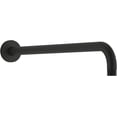thumbnail image 1 of Kohler  19 in. 1-Function Statement Wall-Mount Single-Function Rainhead Arm & Flange - Matte Black, 1 of 1