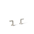 thumbnail image 1 of Kohler  2-Handle Occasion Lever Bathroom Sink Faucet Handles - Vibrant Brushed Nickel, 1 of 1