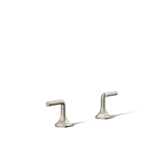 Kohler 2-Handle Occasion Lever Bathroom Sink Faucet Handles - Vibrant Brushed Nickel
