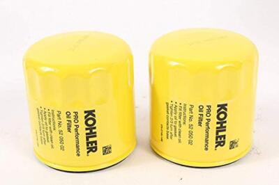 Kohler (2 Pack) 52 050 02-S1 Engine Oil Filter Extra Capacity For M18 - M20, CV1