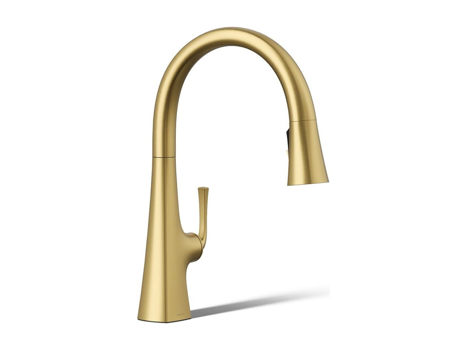 Kohler 22062-2MB Graze Kitchen Sink Faucet, Vibrant Brushed Moderne Brass