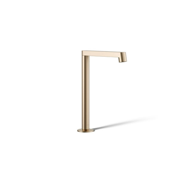Kohler 23887-BV Components Bathroom Sink Faucet Spout with Row Design 1.2 Gpm, Vibrant Brushed Bronze