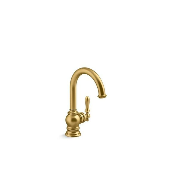 Kohler K-24074-2MB Artifacts Beverage Faucet, Vibrant Brushed Moderne Brass