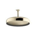 thumbnail image 1 of Kohler 26292-AF 14 in. 2.5 GPM Statement Round Single-Function Rain Head - Vibrant French Gold, 1 of 1
