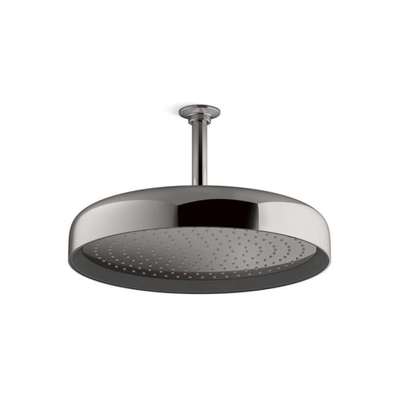 Kohler 26292-TT 2.5 GPM 14 in. Statement Round Single-Function Rain Head - Vibrant Titanium