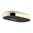 thumbnail image 1 of Kohler 26295-AF 14 in. 2.5 GPM Statement Oblong Two-Function Rain Head - Vibrant French Gold, 1 of 1