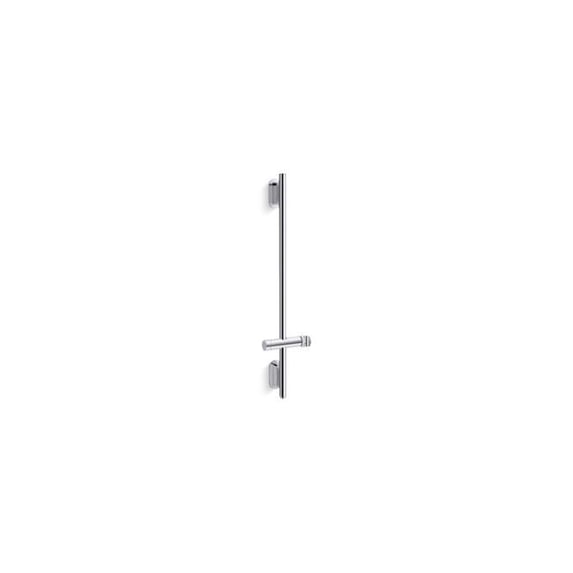 Kohler 26314-CP 31.5 in. Statement Deluxe Slide Bar with Integrated Water Supply - Polished Chrome