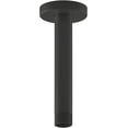 thumbnail image 1 of Kohler 26320-BL 6 in. 1-Function Statement Ceiling-Mount Rainhead Arm & Flange - Matte Black, 1 of 1