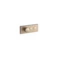 thumbnail image 1 of Kohler 26346-9-BV Two Outlet Recessed Mechanical Thermostatic Valve Control - Vibrant Brushed Bronze, 1 of 1