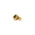 thumbnail image 1 of Kohler 27069-2MB Occasion Robe Hook - Vibrant Brushed Moderne Brass, 1 of 1