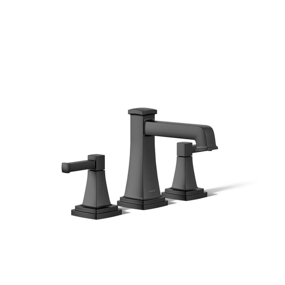 Kohler 27399-4N-BL RIFF™ WIDESPREAD BATHROOM SINK FAUCET, Matte Black