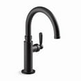 thumbnail image 1 of Kohler 28357-BL Edalyn by Studio McGee Single-Handle Bar Sink Faucet - Matte Black, 1 of 1