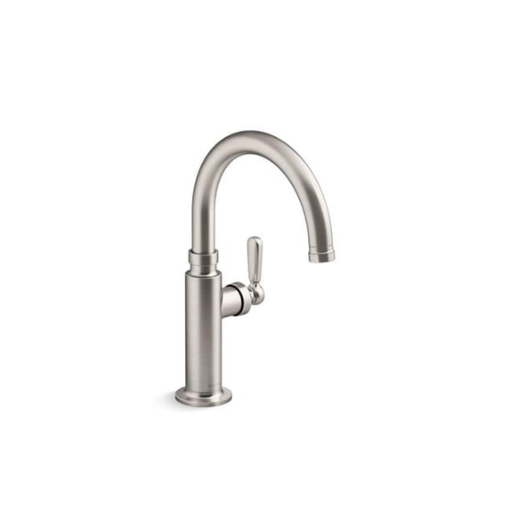 Kohler 28357-VS Edalyn by Studio McGee Single-Handle Bar Sink Faucet - Vibrant Stainless
