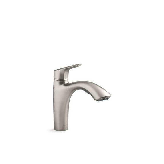 Kohler 30468-VS Rival Pull-Out Kitchen Sink Faucet with Two-Function Spray Head - Vibrant Stainless