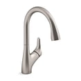 thumbnail image 1 of Kohler 30469-VS Rival Pull-Down Kitchen Sink Faucet with Two-Function Spray Head - Vibrant Stainless, 1 of 4