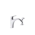 thumbnail image 1 of Kohler 30471-CP Rival Single-Handle Kitchen Sink Faucet with Side Sprayer - Polished Chrome, 1 of 1