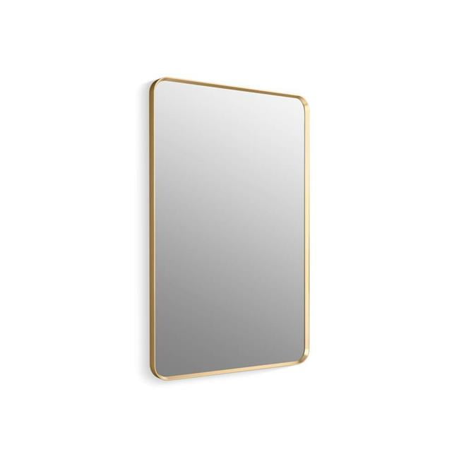 Kohler 31365-BGL 30 x 45 in. Essential Rectangular Mirror - Moderne Brushed Gold