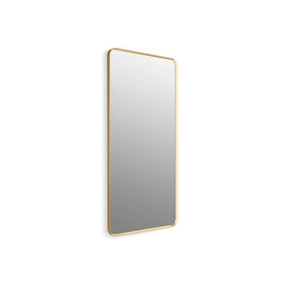 Kohler 31366-BGL 28 x 60 in. Essential Rectangular Mirror - Moderne Brushed Gold