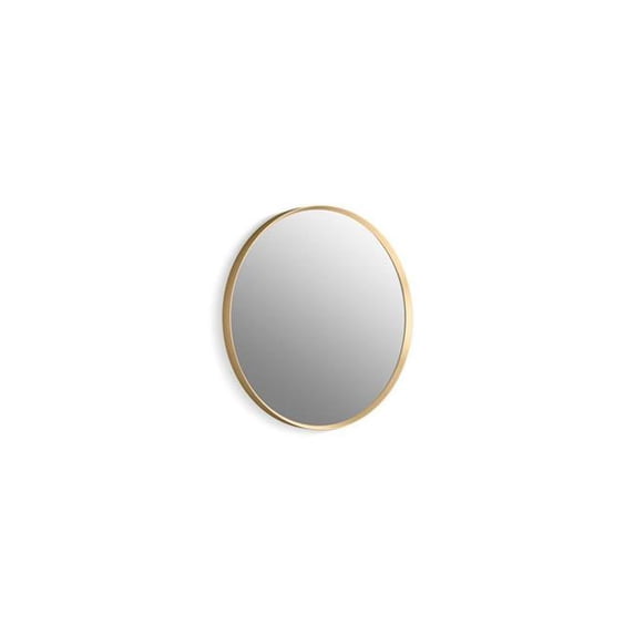Kohler 31367-BGL 22 in. Essential Round Mirror - Moderne Brushed Gold