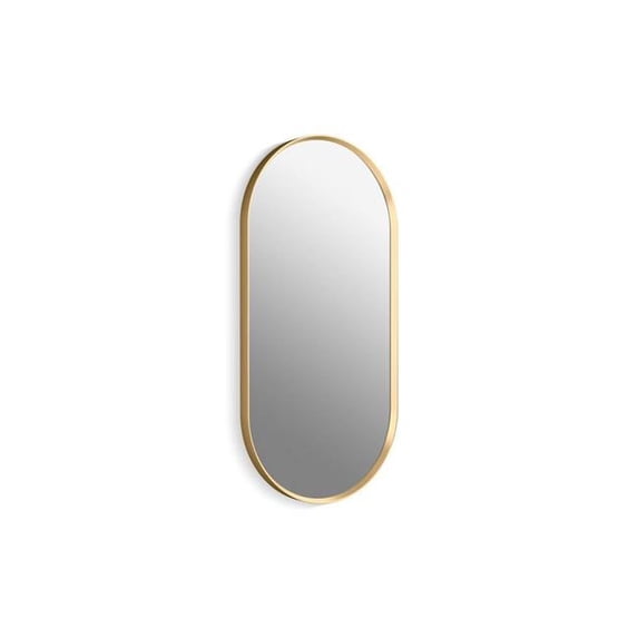 Kohler 31371-BGL 18 x 36 in. Essential Capsule Mirror - Moderne Brushed Gold