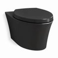 thumbnail image 1 of Kohler 31539-7 Veil Wall-Hung Compact Elongated Toilet with Dual-Flush - Black, 1 of 1