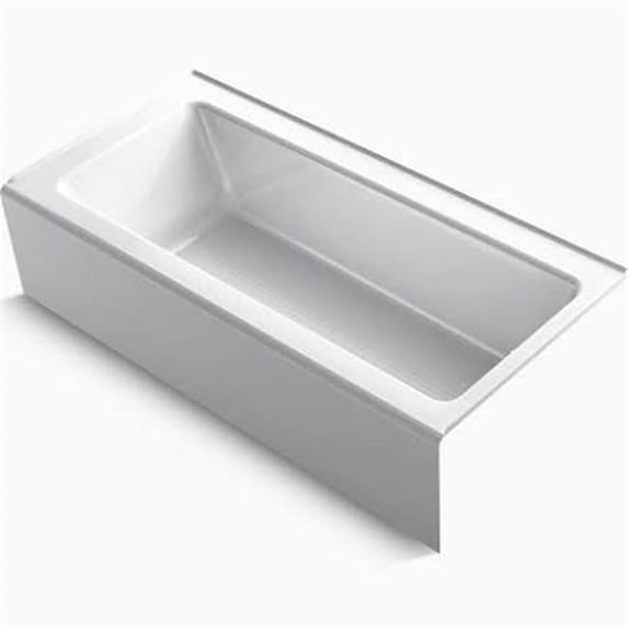 Kohler 32 x 66 in. Bellwether Cast Iron Soaking Bath Tub, White
